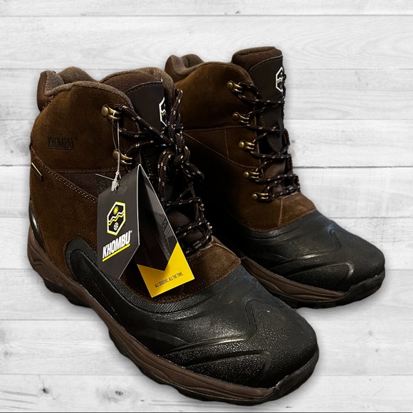 Khombu Shoes Nwt Khombu Ryder Mens Suede Waterproof Winter Boots